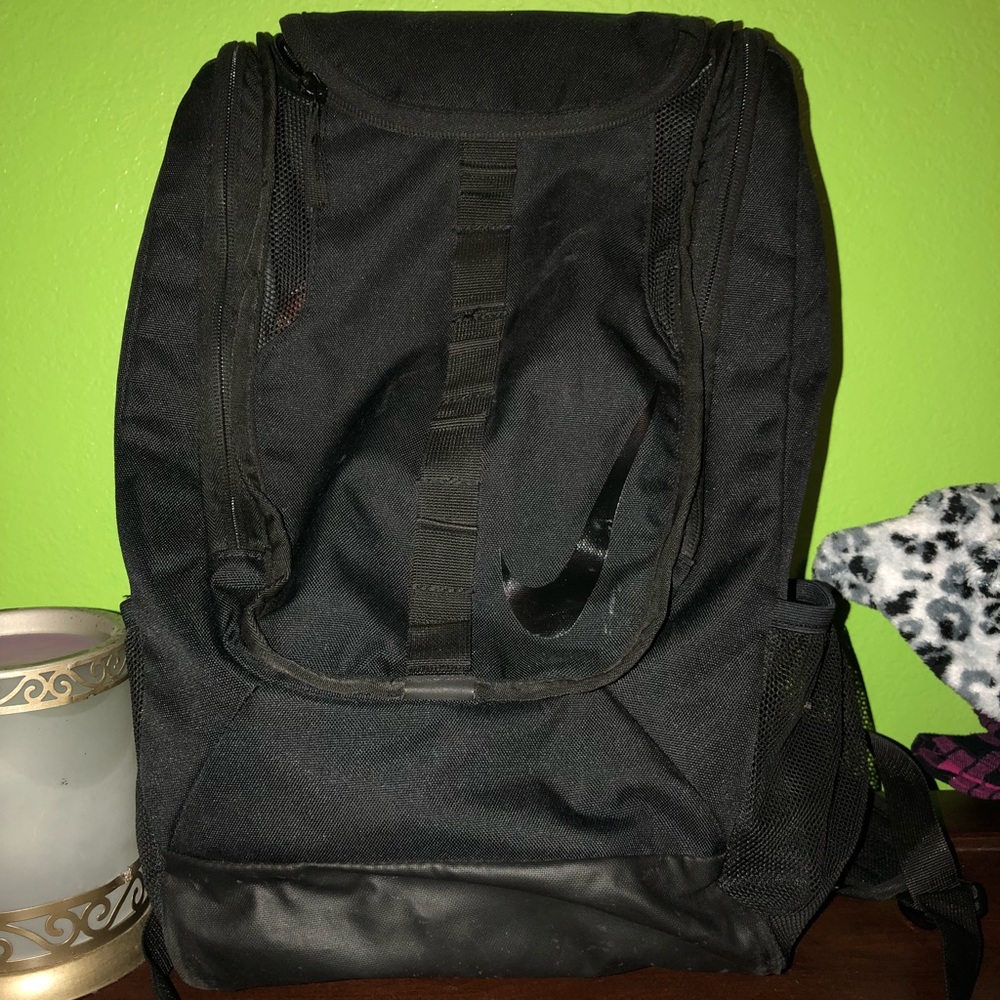 All Black Nike Soccer Bag
